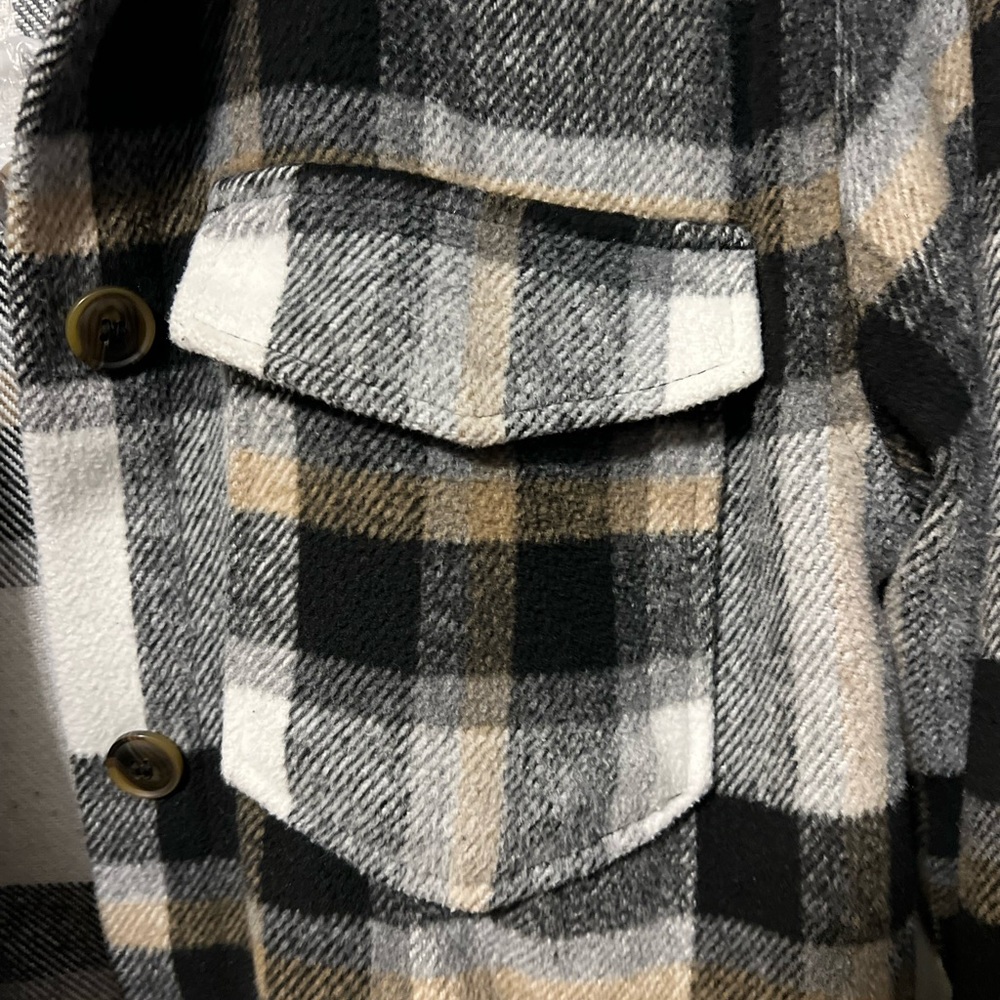 Love Tree Women’s Heavy Shirt Coat /Shacket - Picture 4 of 16